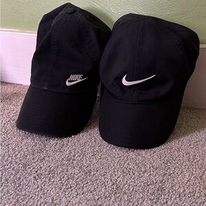 Women’s Nike Black Caps with White Logo